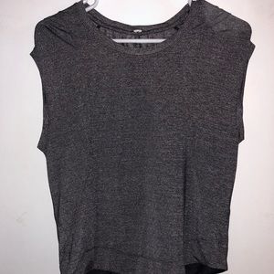 Gray loose-fitting Short Sleeve